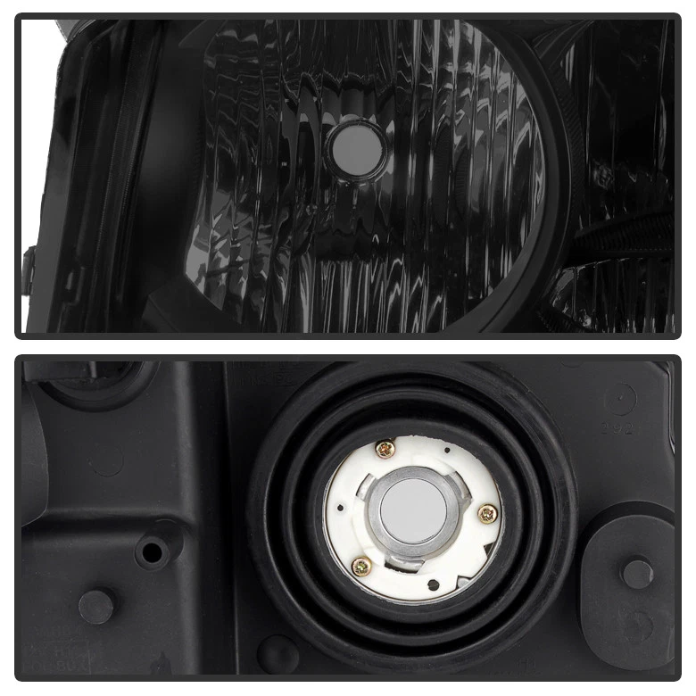 Faros delanteros izquierda+derecha negros ahumados para Jeep Grand Cherokee 2005 2006 2007 Foto 4 de 4