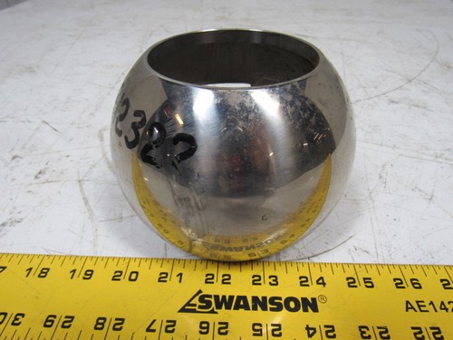 Sfera di ricambio in acciaio inox per valvola 3-1/4" ID. X 5-1/4" OD. Lucido
