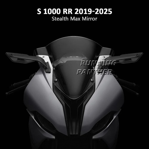 For BMW S1000RR 2019-2025 Rearview Mirror Wing Aerodynamic Stealth Max Mirrors - Picture 2 of 10