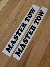 Master Tow Dolly Trailer Decals Stickers Gloss Black 10 2 Master Tow Dolly Trailer Decals Stickers Gloss Black 10 2