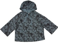 Pact Womens Bounce Bell Hoodie Size Large Pullover Organic Cotton Dark Cloud