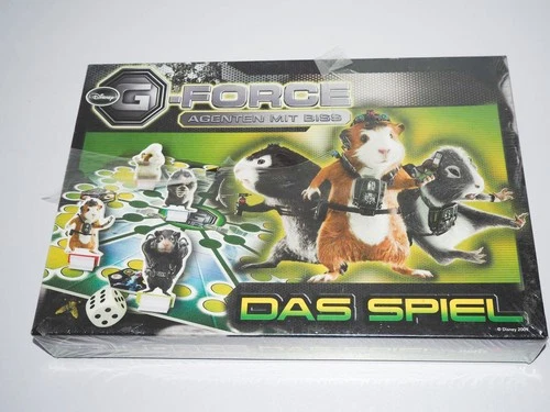 G-Force Agents with Bite Board Game Noris New MIB Disney Guinea Pig Movie