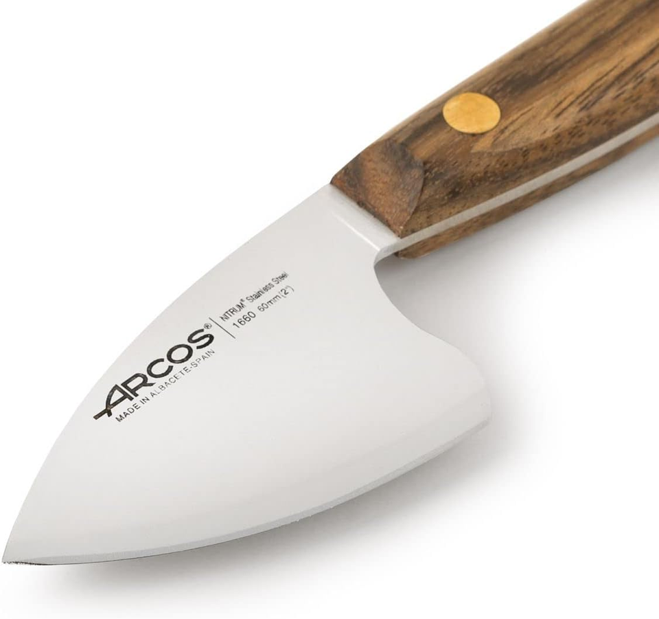 Set 4 Coltelli Da Formaggio Bugatti Glamour | Acciaio Inox 18/10 Con Manico Trasparente Sfumato | Design Virgilio Bugatti - 2