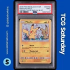 2019 POKEMON SM BS PROMO TEAM UP 1-PACK BLISTER #SM162 PIKACHU HOLO PSA 9