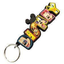 Disney Spell Out Keychain Mickey Winnie Pooh Tigger Goofy Minnie Donald