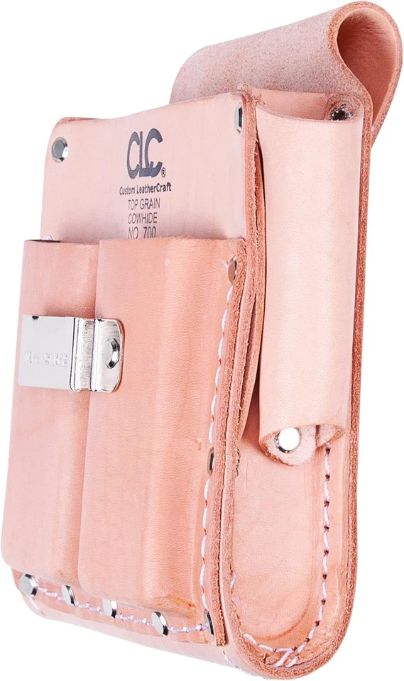CLC Custom Leathercraft 700 Tool Pouch, Heavy Duty, 5-Pocket, Tan 1 Pack,  - Image 3 of 4