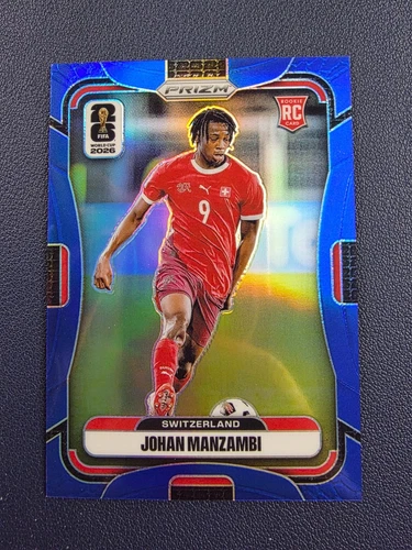 Johan Manzambi 2026 Panini Prizm Johan Manzambi Blue