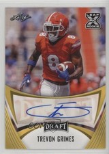 2021 Leaf Draft Auto Gold Trevon Grimes #BA-TG1 Auto 1ht8
