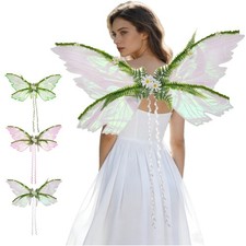 Women Photo Props Lightweight Fairy Wings Party Butterfly Wing Carnival Rave