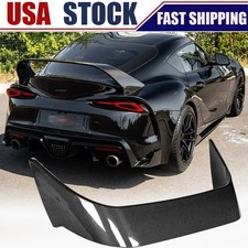 For Toyota Supra Gr A90 A91 Mk5 2020-2024 Real Carbon Rear Trunk Spoiler Wing For Toyota Supra Gr A90 A91 Mk5 2020-2024 Real Carbon Rear Trunk Spoiler Wing