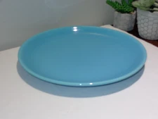 1930s Franciscan Gladding McBean Turquoise EL PATIO 14" Chop Plate Platter