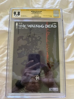 The Walking Dead #193 SDCC Convention CGC 9.8 SS Signed by Robert Kirkman