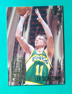 1995-96 Fleer Ultra ALL-NBA 3rd Team Detlef Schrempf #15 of 15