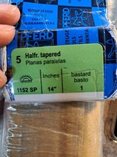 PFERD 14 in L x 1-9/32 in Premium Grade Tapered Machinist's File, 11032 QTY 5 