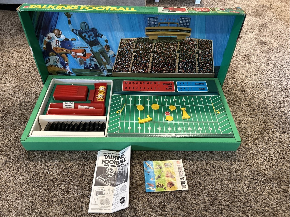 1971 Mattel Talking Football - All 13 Records, Seems To Be