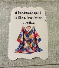 Quilt Sticker, Quilting Sticker Making A Quilt Sticker Vinyl Sticker