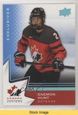 2020-21 Upper Deck Team Canada Juniors Hlinka Blue Daemon Hunt #14 READ 1d0j