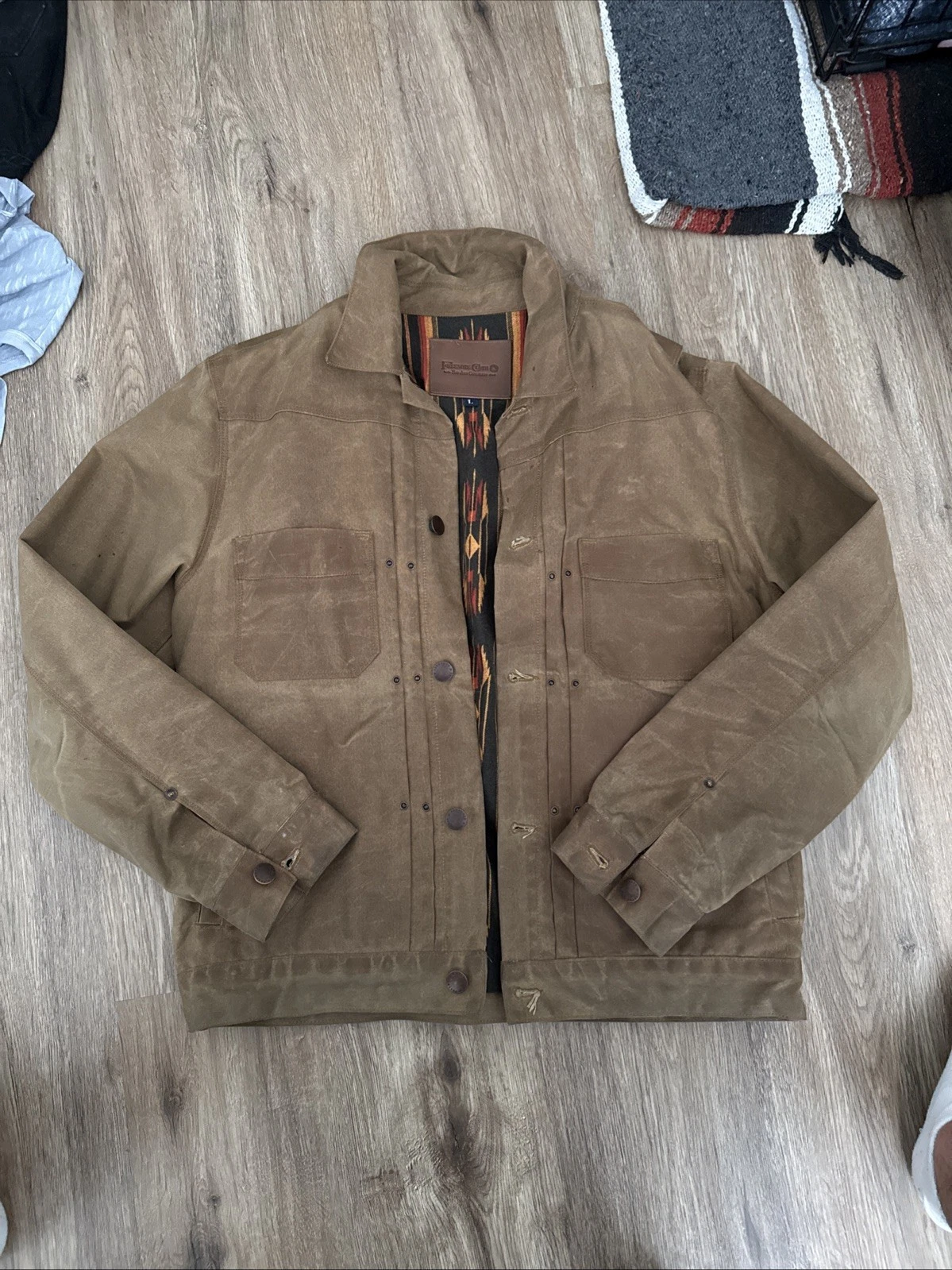 Freenote Cloth Jacket Casey Dutton Yellow Stone Men's image 1