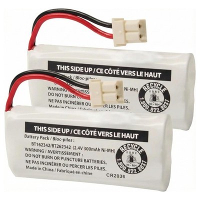 Cerepros 2-Pack BT162342/BT262342 2.4V Battery Packs for VTech Cordless Phone 