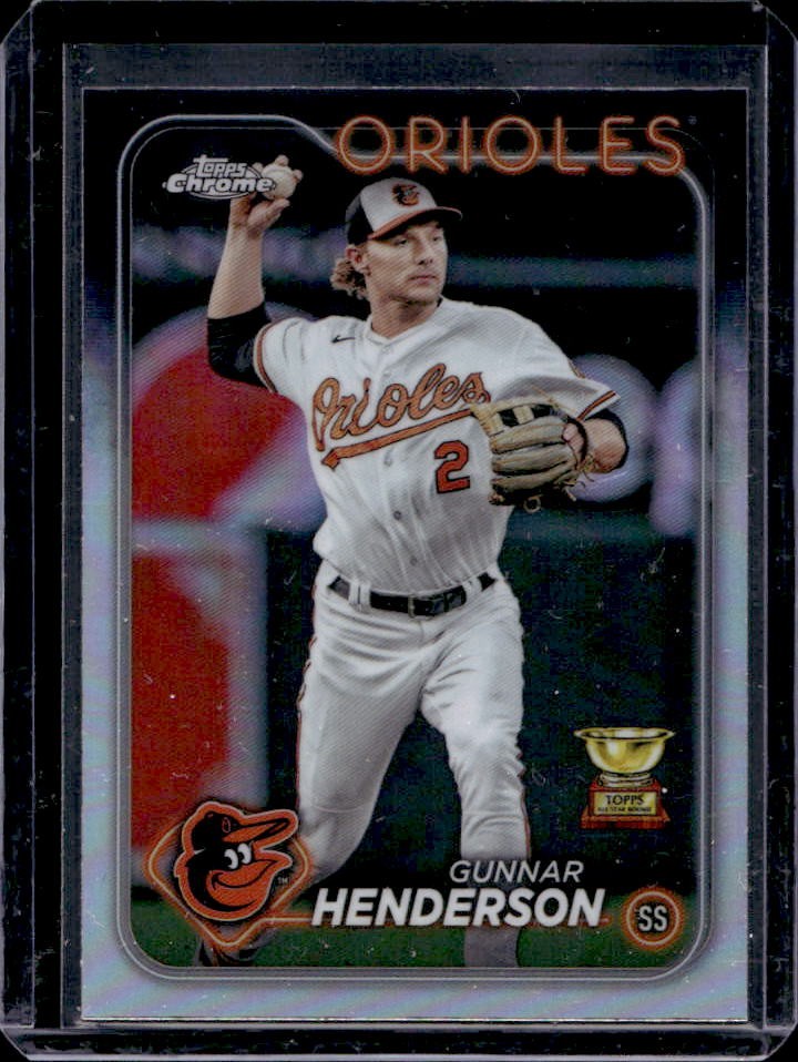 2024 Topps Chrome Gunnar Henderson Refractor #36 Orioles