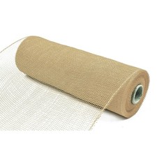 Deco Mesh 10 Inch x 30 Foot 2 Rolls Tan Solid Color Poly Ribbon Wreath
