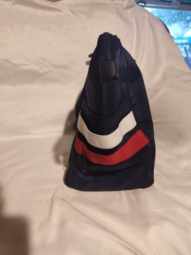 Tommy Hilfiger Large Nylon Multifunctional Tote Bag Navy Stripe Spring 2020 Auth - Picture 4 of 12