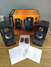 Creative Inspire T10 2.0 Wired PC Speakers BassXPort Black 3.5mm AUX