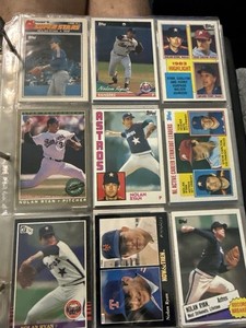 Binder Of Baseball Cards