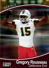 2021 SAGE Premier Draft #14 Gregory Rousseau Red