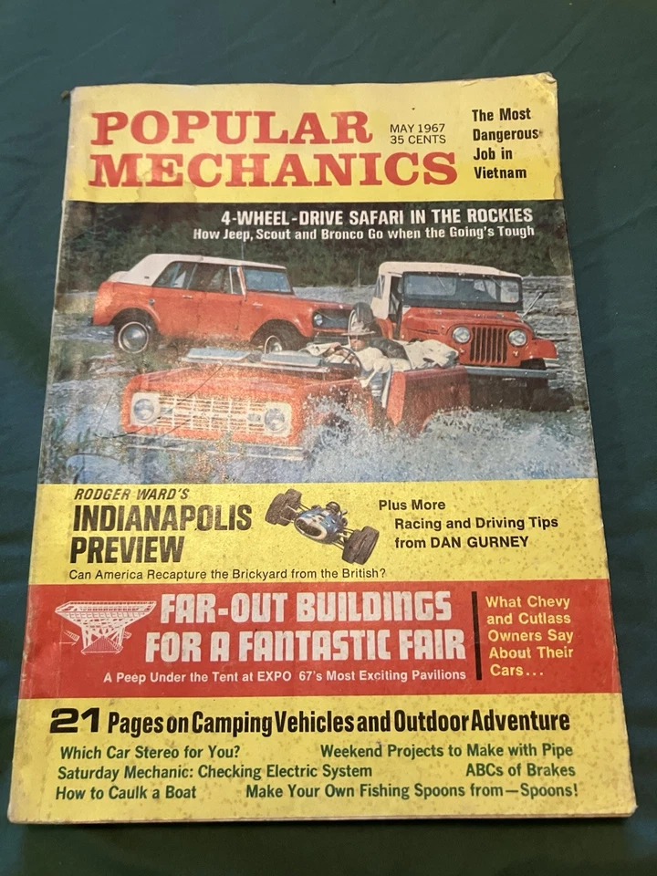 Popular Mechanics Magazine May 1967 Vintage Foto 2 de 4