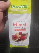 Seitenbacher Muesli Cereal  – For Active People – Fruit Mix 16 Ounce Pack of 5