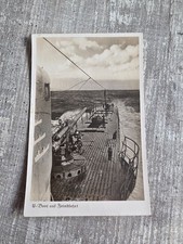 Postcard - WW2 - Submarine on Enemy Voyage - B048-107