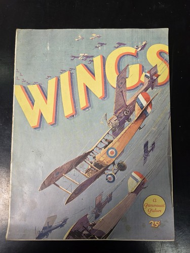 WINGS • 1927 Paramount Filmprogramm