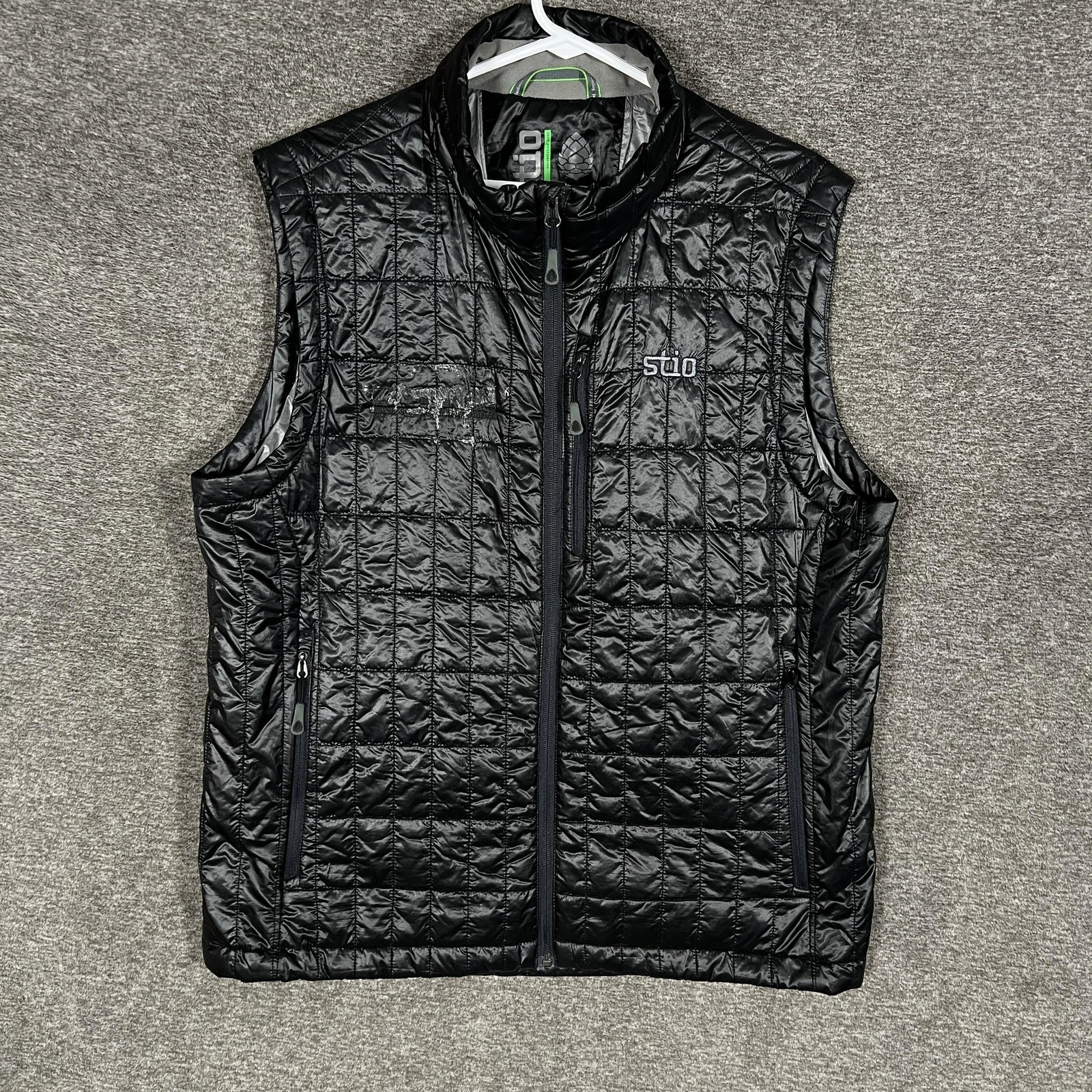 Stio Azura Insulated Vest Mens Large Black Quilted Full Zip Puffer Outdoor
Opens in a new window or 