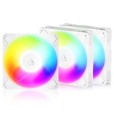 ARCTIC P14 Pro Reverse A-RGB (3 Pack) weiss Lüfter PC 140mm Flow invertiert