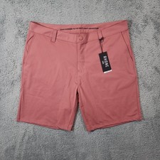 NEW Rhone Commuter Shorts Men Size 36 Nantucket Red 9 Inch Flex Knit Performance