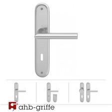 Hoppe Türgriff Stockholm Langschild Alu natur Türdrücker 1140/273P BB PZ WC WE