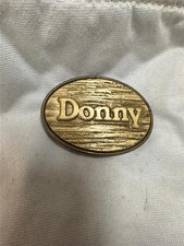 Vintage Donny Name Belt Buckle