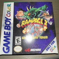 Nintendo Gameboy Color (1999) Rampage 2: Universal Tour CIB Complete