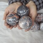 9.6LB 15Pcs Natural Zebra Rock Jasper Crystal  Sphere Ball Healing Sinkiang 58mm — photo 9