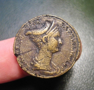 Sabina / Adriano Dupondius Ceres en cesta 14 52 g