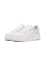Puma Femmes Carina Street Baskets 389390 10 Blanc-Rose Froid-Neige Alpine