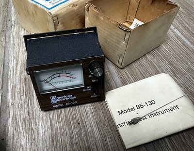 American Electronics Model 95-130 Field Strength Antenna Meter Made in Japan