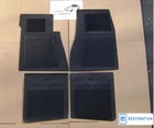 Bowtie Floor Mats Black *GM Licensed*  Chevelle Camaro Impala Nova 4pc bow tie