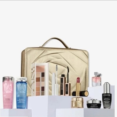 Lancome Gold Gift Box 2023 $588Value Full 10 Iconic Products Genifique Idole NEW