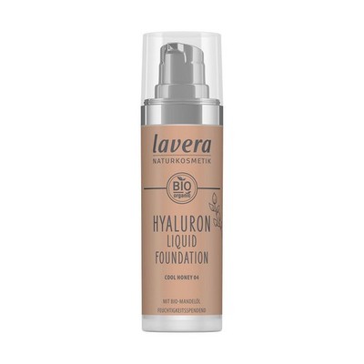   Lavera Natural Cool Honey 04 Hyaluron Liquid Foundation LSF15 30ml