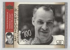 2003-04 Upper Deck Mr Hockey's Memorable Moments Gordie Howe #GH12 HOF 0m8e