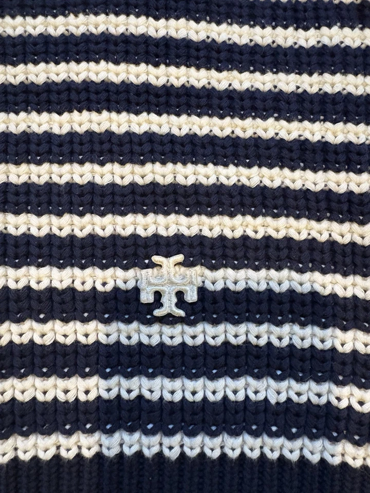 Suéter deportivo a rayas Tory Burch talla pequeña Foto 2 de 4