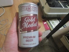 Dart Drug Gold Medal  12 Oz Straight Steel Pull Tab Beer Can Eastern NJ 58-13