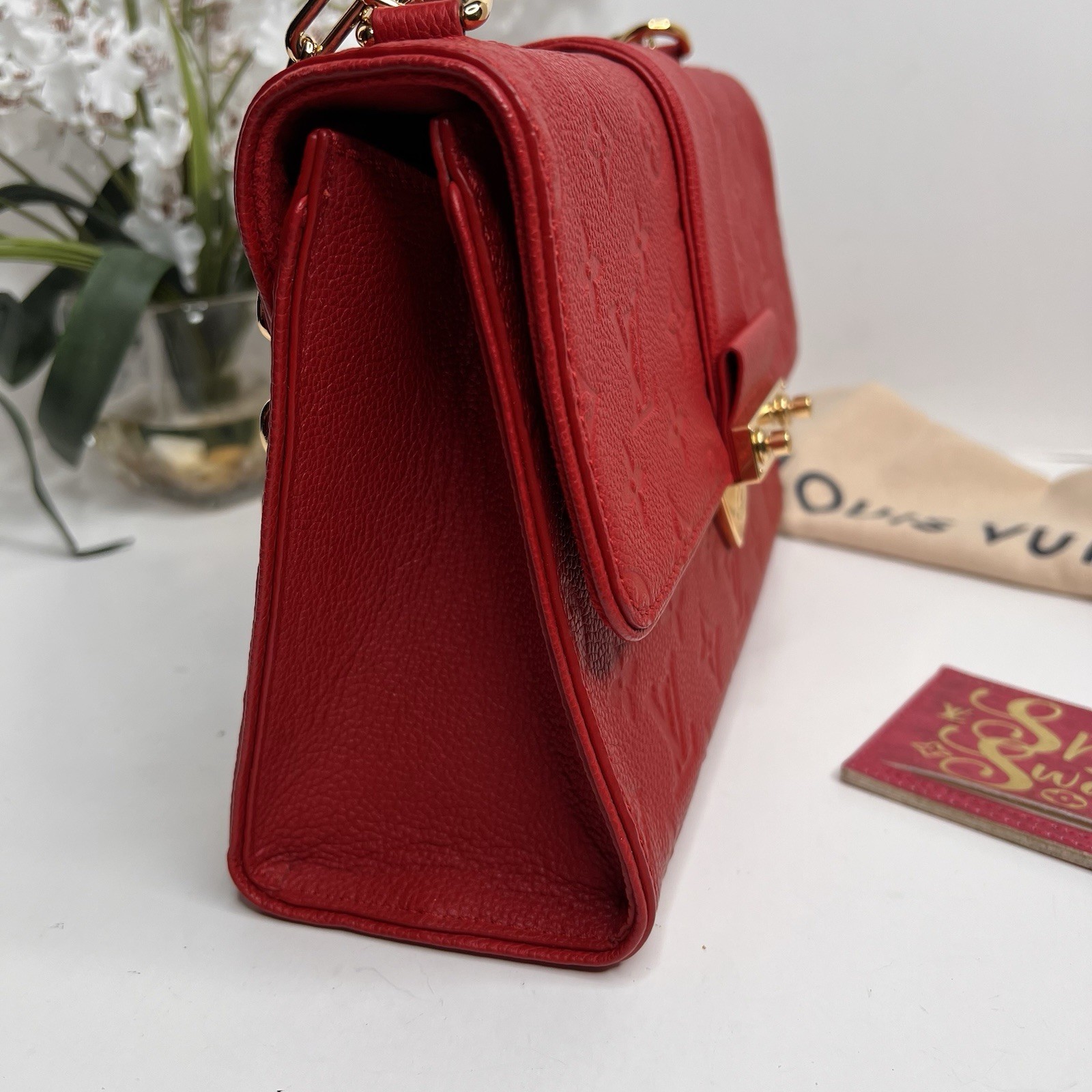 Louis Vuitton Saint Sulpice Handbag Monogram Empreinte Leather PM image 4